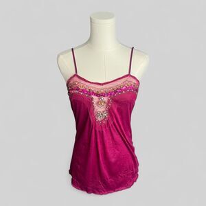 Y2K Rue 21 Purple Beaded Cami